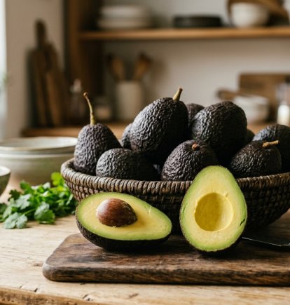 El aguacate se degrada de forma interna