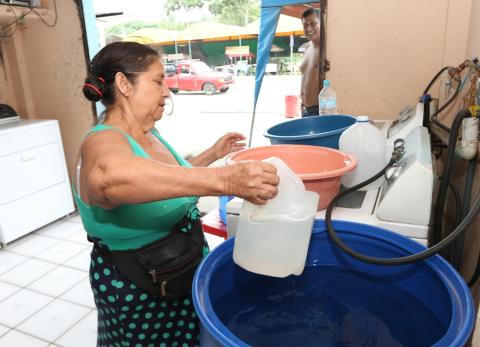 CORTE DEL SERVICIO DE AGUA POTABLE AFECTA A SECTORES DE LA VÍA A LA COSTA