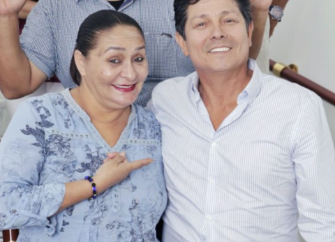 Amparo Guillén y Oswaldo Segura