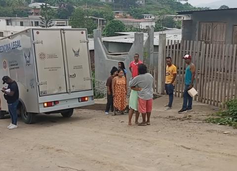 Moradores quedaron sorprendidos por el asesinato de una persona.
