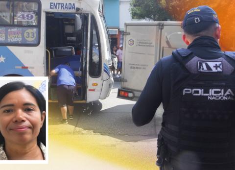 mujer bus
