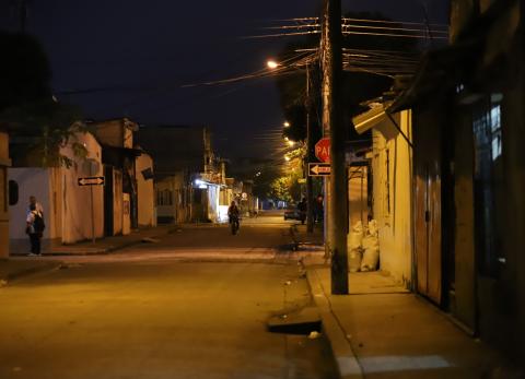 En este sector ocurrió el crimen del uniformado.