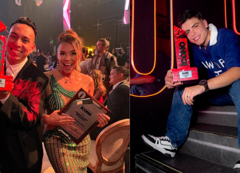 Álex Vizuete, Fernanda Gallardo y David Torres
