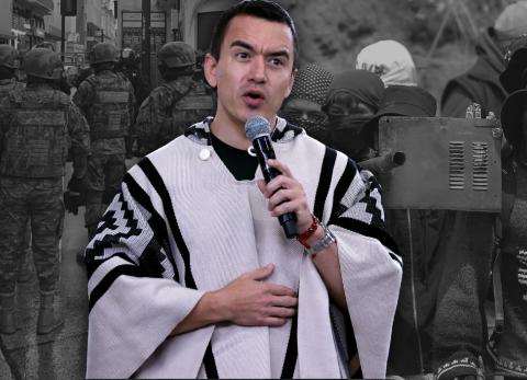 Daniel Noboa - seguridad presidente - Manifestaciones - paro nacional