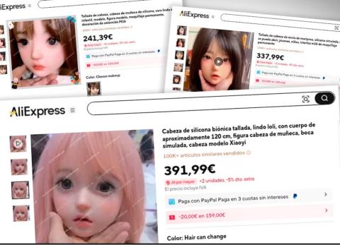 En España denunciaron venta de muñecas para adultos con apariencia de niñas