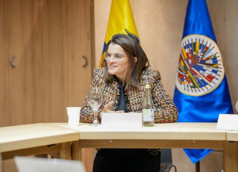 María José Pinto, vicepresidenta de Ecuador.