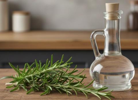 Romero y vinagre blanco