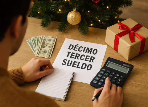Bono navideño de 2025 en Ecuador: conoce cómo calcular tu décimo tercer sueldo.