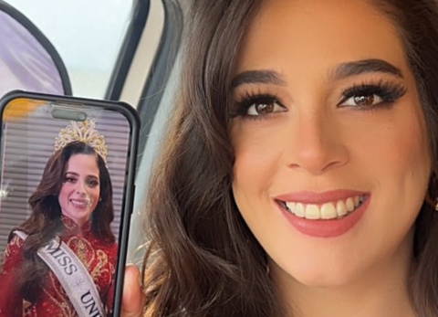 Teté Ronquillo y la Miss Universo 2025 Fátima Bosch