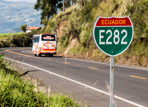 carretera Quito Ecuador