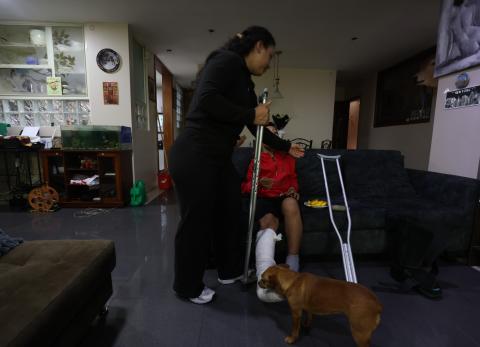 Lucas Campaña sobrevivió tras perderse en el cerro Puñay