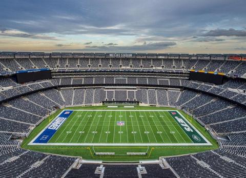 El MetLife stadium uno de los estadios más grandes del mundo donde se jugará la final del mundial en Estados Unidos en 2026.