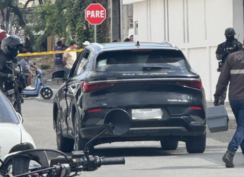 El quiteño Cristhian Sebastián Román Sánchez (41) fue asesinado cuando iba de copiloto en un vehículo