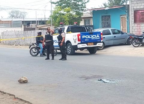 En este lugar se produjo el ataque armado en contra del chofer de un auto en el cantón La Libertad