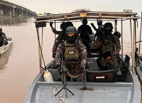 Los allanamientos se relizaron en Durán y Guayaquil.