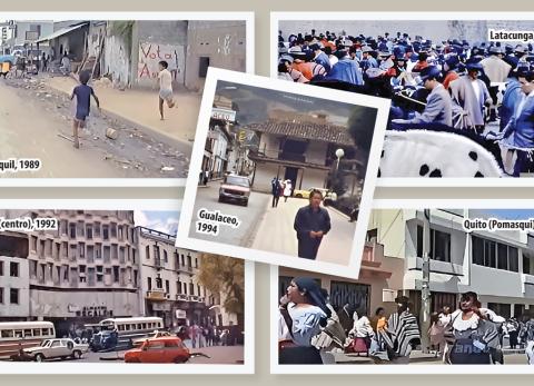 Estas son algunas de las imágenes recopiladas por Beker Solís para su página en TikTok.