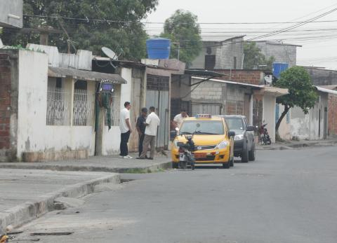 En este sector de Durán se registró una masacre.el domingo 7 de diciembre.