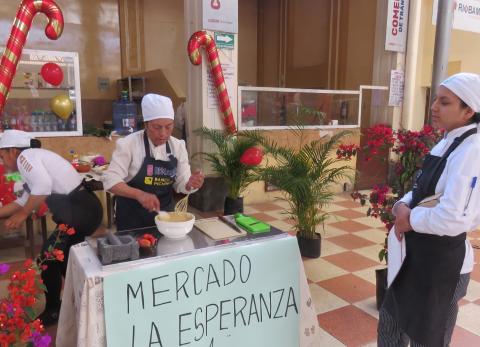 concurso de cocina en mercados de Riobamba