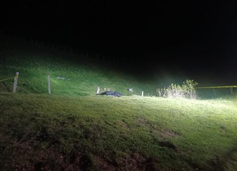 Crimen en Quito - baleados en Cruz Loma - Policía