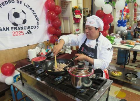 concurso de cocina en mercados de Riobamba