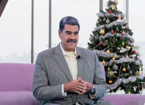 Maduro ha adelantado la Navidad en su país durante dos años consecutivos.