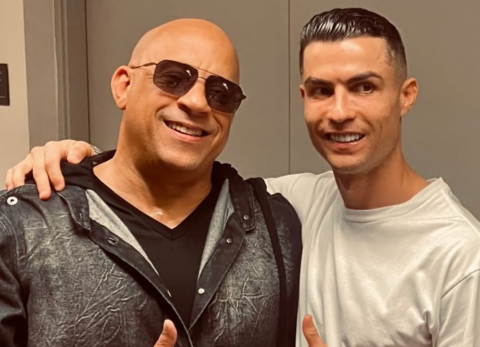 Vin Diesel y Cristiano Ronaldo