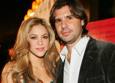 Shakira con Antonio de la Rúa