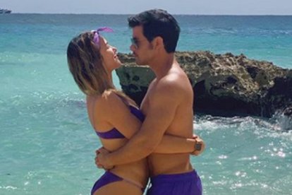 La pareja viajó a inicios de este año a Cancún antes de que oficializaran su relación.