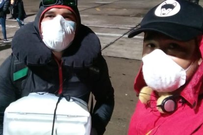 El pasado 24 de abril, David e Isaac Ludueña, hijos de la fallecida, trasladaron las cenizas a su natal Argentina.