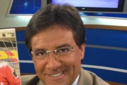 Carlos Luis Morales en uno de tantos reportajes que dio en su carrera deportiva.