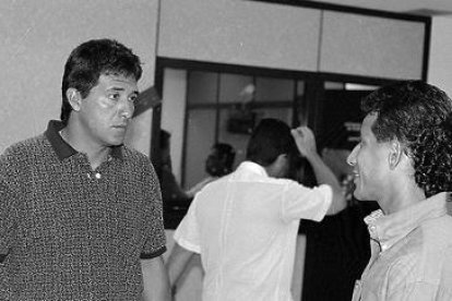 Los 90, los barcelonistas Carlos Luis Morales y José Gavica