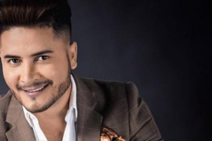 Heredia, conocido presentador de televisión.