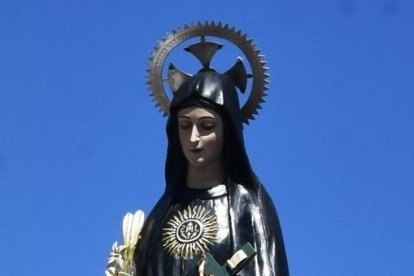 La efigie de Marianita de Jesús con la que celebran desde hace más de cuatro décadas.