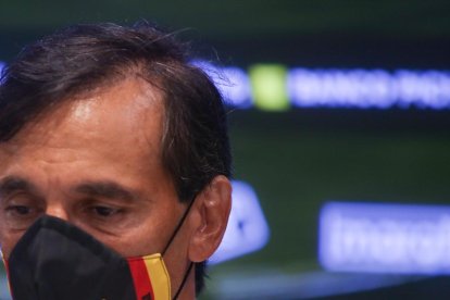 Fabián Bustos se siente contento con el rendimiento de su dirigidos.