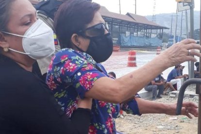 La adulta mayor fue llevada a la cárcel la tarde del martes.