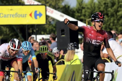 Así fue el arribo de Richard Carapaz, la primera alegría ecuatoriana a nivel internacional.