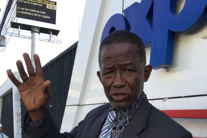 Ángel Matamba, principal del equipo cafetero de Guayaquil que participaría en la Miami Cup.