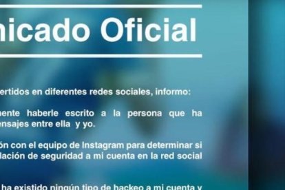 El comunicado del jugador Anderson Julio.