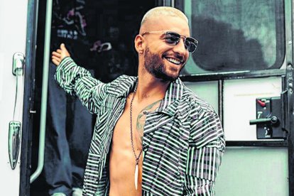 Maluma, con su tema Hawái, está en el top 5 de los más reproducidos.