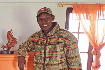 Agustín Delgado esta dedicado a sus negicios y al fútbol en Ibarra.