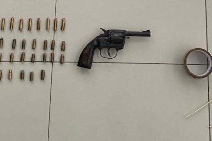 Parte de las evidencias incautadas por los gendarmes.