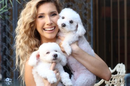 Junto a sus “hijos”, Titilipú y Coco José.