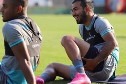 Diego Palacios y Junior Sornoza, el Chiqui compartió la foto en Instagram