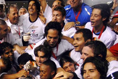 2008, Liga de Quito ganaba por primera vez la Copa Liberadores para Ecuador.