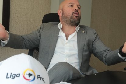 Miguel Ángel Loor, presidente de LigaPro.