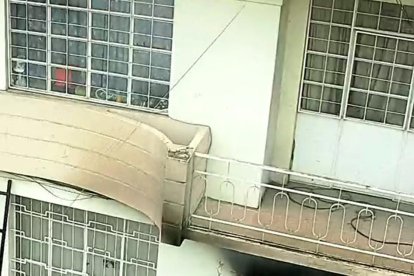 Imagen tomada del video de un morador.