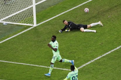 Felipe Caicedo marcó el tanto del empate para la Lazio, en el duelo ante el Zenit de Rusia.
