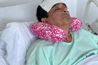 El doctor Franklin  Vélez se infectó en septiembre pasado y permaneció 19 días internado.