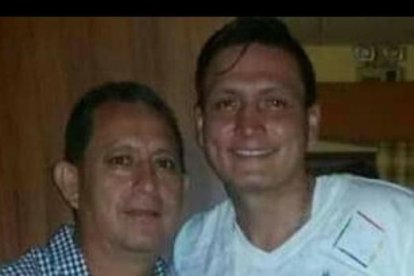 Los Roberto, padre e hijo que también es narrador y reportero de radio Diblu.