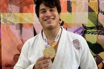 Juan Carlos López, peleador de jiu-jitsu.